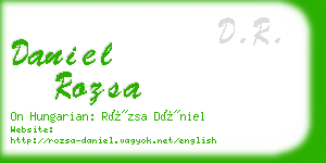 daniel rozsa business card